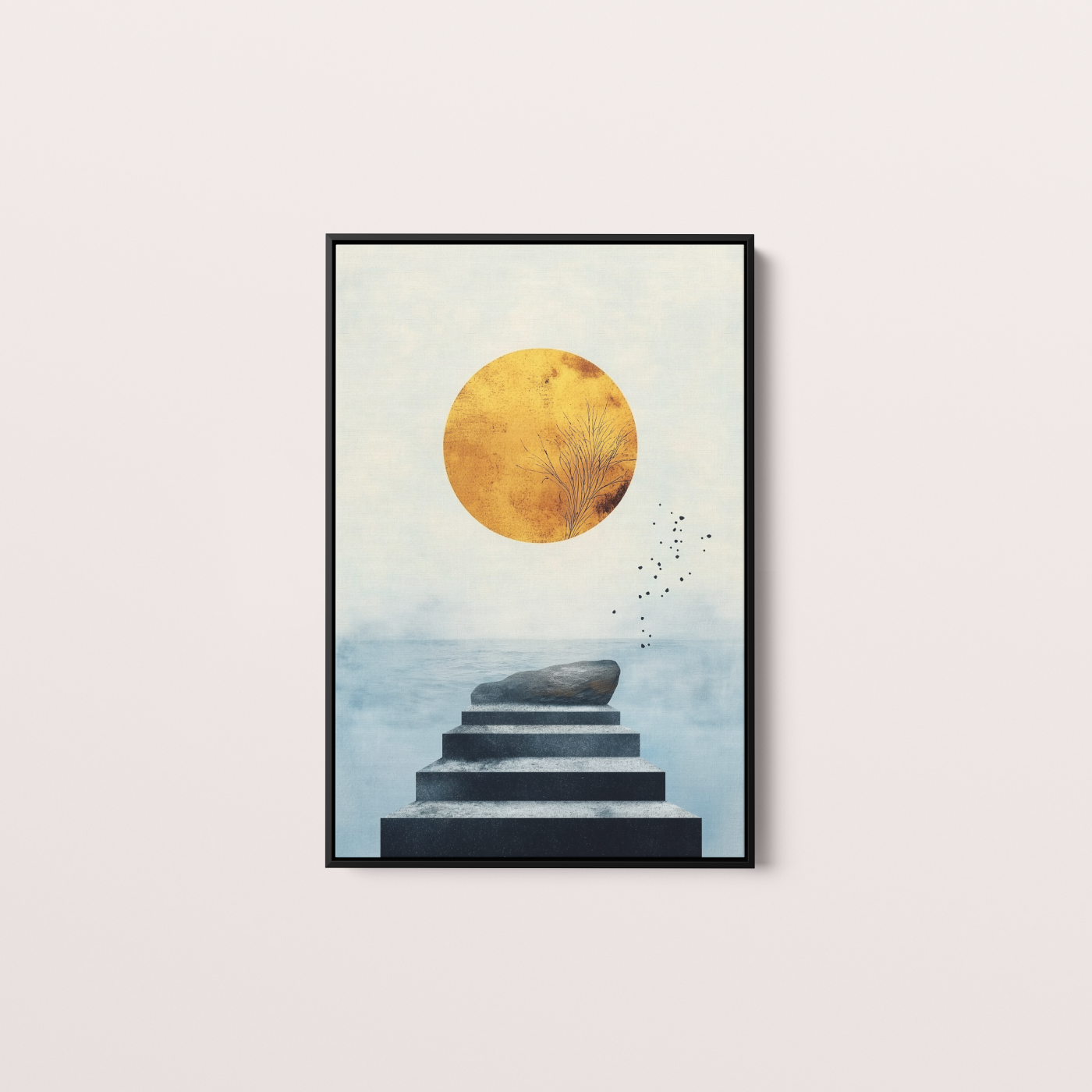 Canvas Yellow Sun